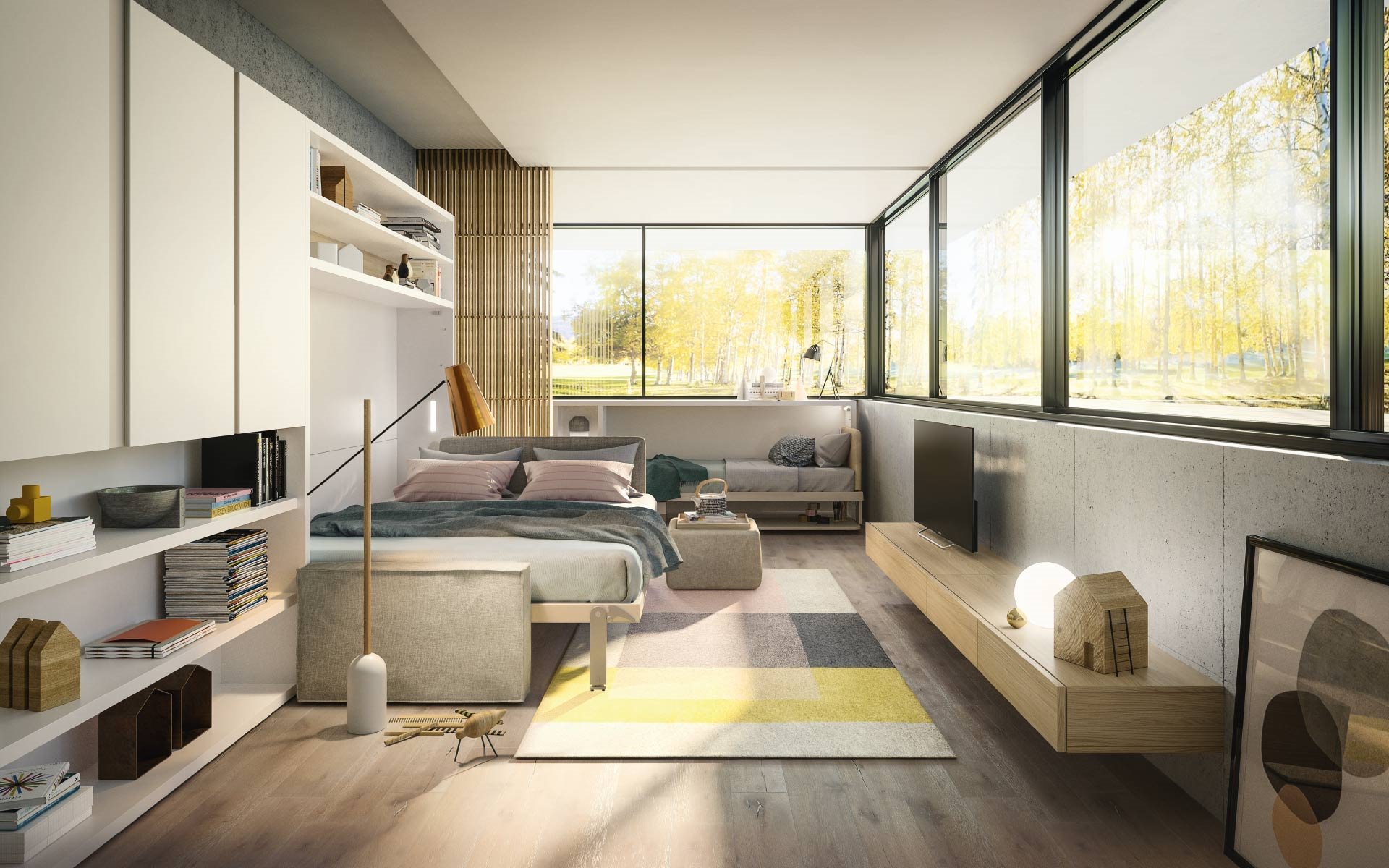 Opklapbed Circe bank BedHabits 4